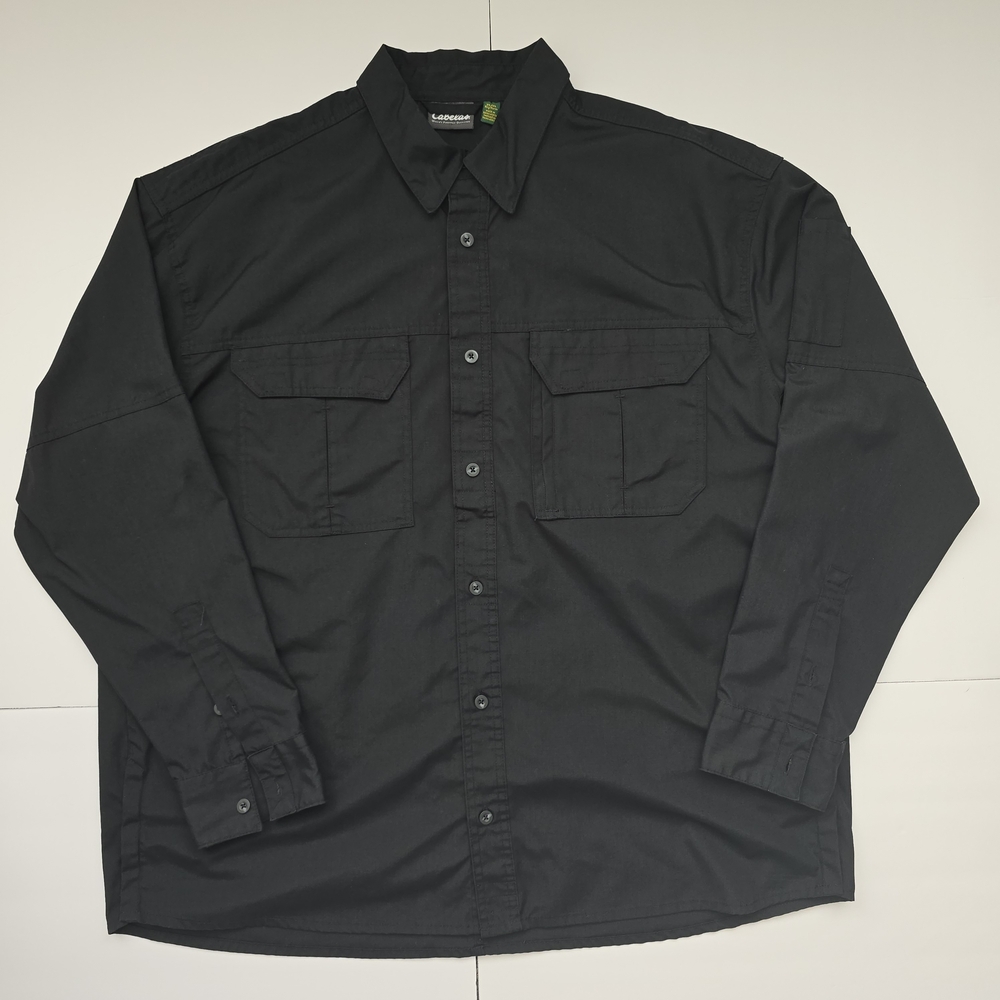Cabela's Tactical Performance Shirt Men's Size XL Black Woven Vented Utility